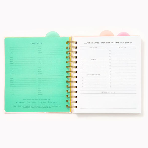 2025-2026 Paper Source Modern Collage Weekly Desk Planner