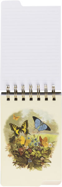 Butterfly Meadow Tabbed Spiral Notepad - Exclusive