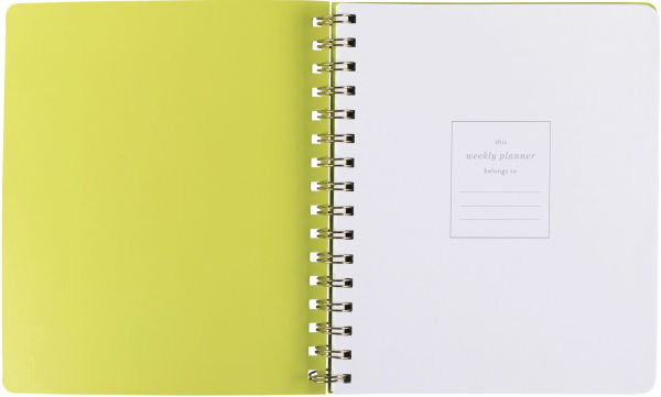 Yosemite Undated Weekly Planner