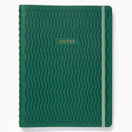 Paper Source Wavy Lines Faux Leather Semi Concealed Journal