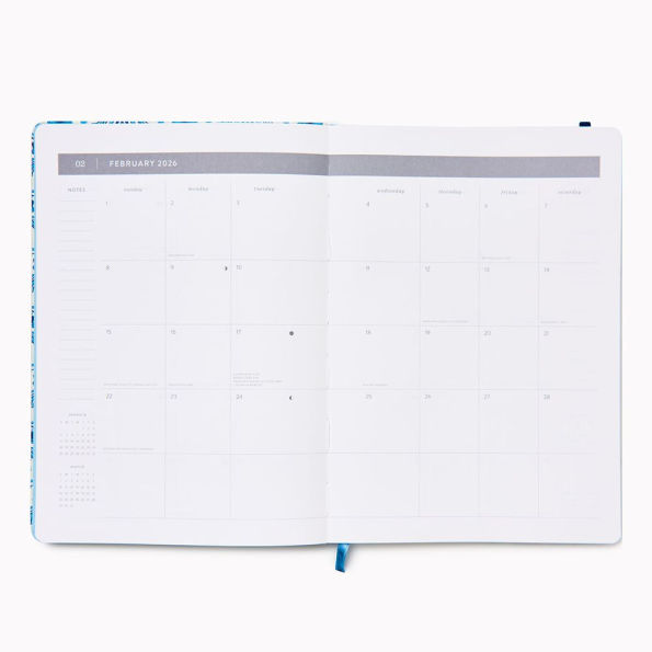 2026 Paper Source 12M Classic Monthly Desk Planner