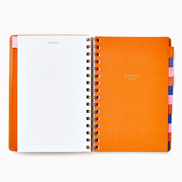 2026 Paper Source 12M Trendy Weekly Desk Planner