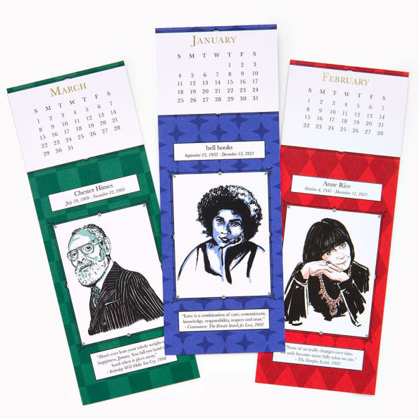 2026 Paper Source 12M Authors Bookmark Calendar