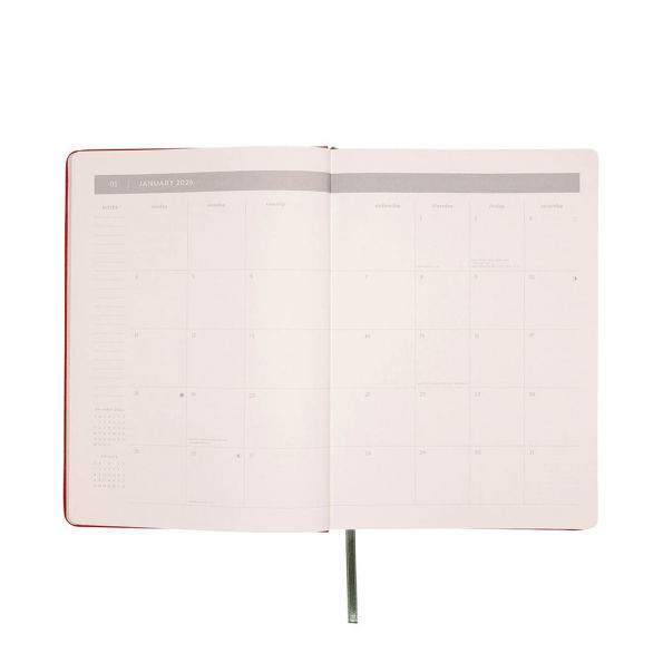 2026 Utility Red Monthly Desk Planner - Exclusive