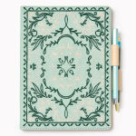 Alternative view 2 of Paper Source A5 Folk Floral Bookcloth Journal Cover with Pen Loop Closure