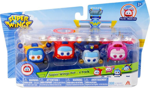 Super Wings Super Pet 4 Pack