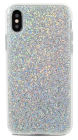 End Scene Silver Glitter iPhone X Case