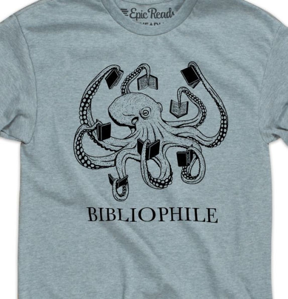 Bibliophile Men's/Unisex T-Shirt Size S exclusive to B&N