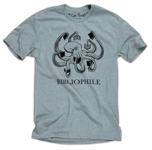 Bibliophile Men's/Unisex T-Shirt Size L exclusive to B&N