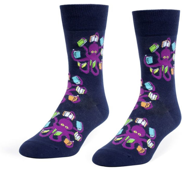 Bibliophile Unisex S/M Socks exclusive to B&N