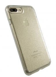 Speck 79983-5636 iPhone 7 Plus Presidio Case - Gold Glitter/Clear
