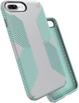 Alternative view 1 of Speck 88754-6249 iPhone 8/7/6S/6 Plus Presidio Grip Case Dolphin Grey/Aloe Green