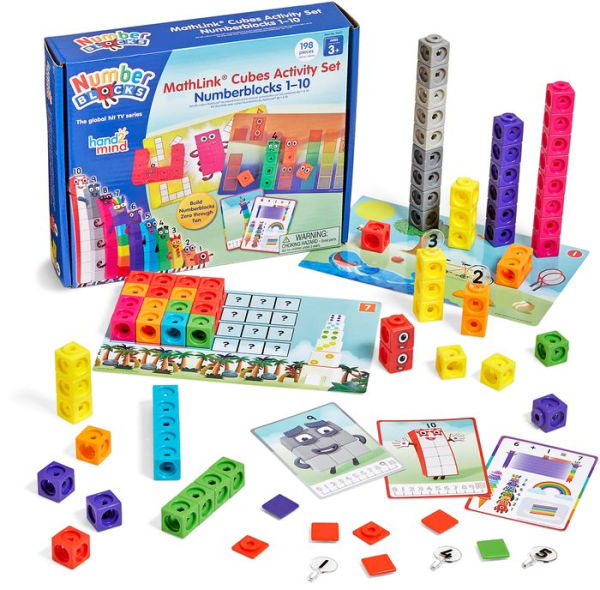 hand2mind MathLink Cubes Numberblocks 1-10 Set