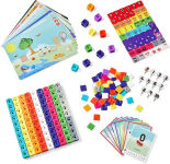 Alternative view 3 of hand2mind MathLink Cubes Numberblocks 1-10 Set
