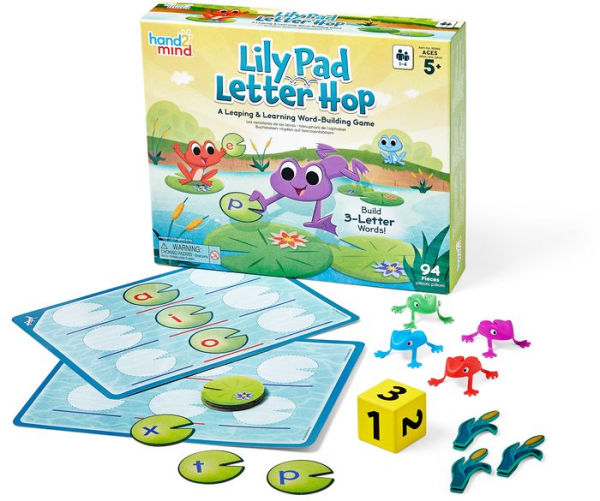 Lily Pad Letter Hop Game