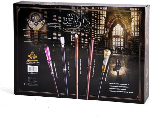 Harry Potter Fantastic Beasts Book And Memorabilia Set. Wand, Mug,  Medallion