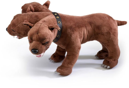 3 headed dog stuffed animal