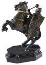 Wizard Chess Knight Bookend - Black