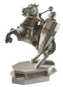 Wizard Chess Knight Bookend - White