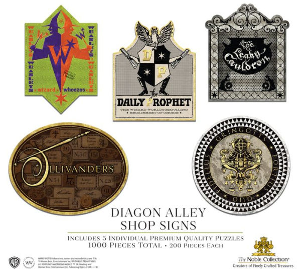 Diagon Alley Signage Puzzle