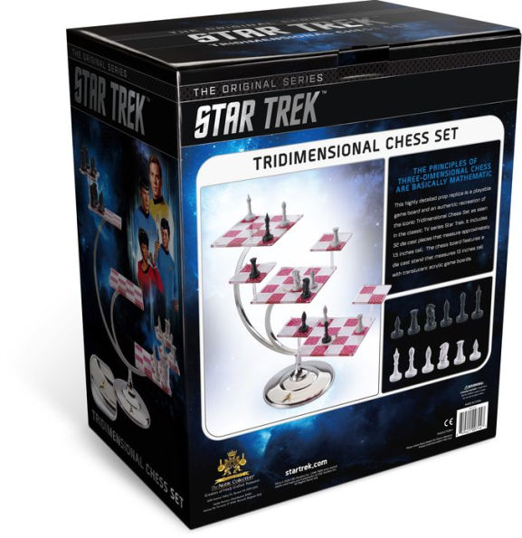 Star Trek Tridimensional Chess Set for 2 players : Toys & Games 