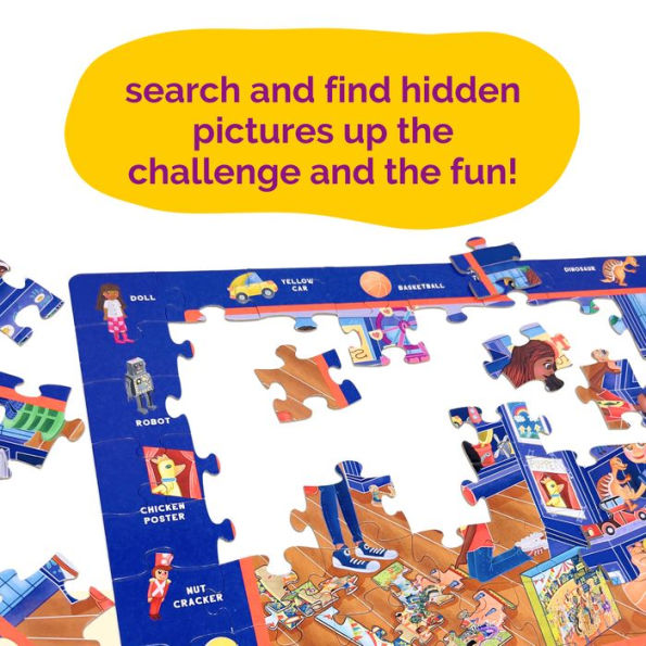 72 PC Fun Shop Look & See Hidden Pictures Puzzle for Kids