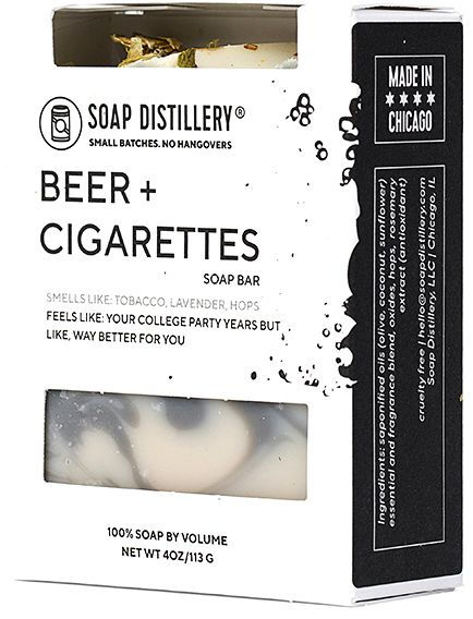 Beer + Cigarettes Soap Bar