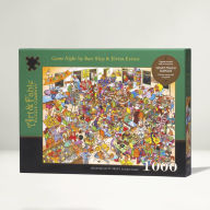 Title: Game Night: 1000-Piece Velvet-Touch Jigsaw Puzzle