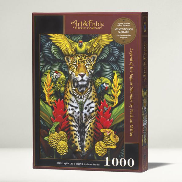 Legend of the Jaguar: 1000-Piece Velvet-Touch Jigsaw Puzzle