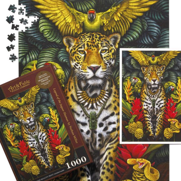 Legend of the Jaguar: 1000-Piece Velvet-Touch Jigsaw Puzzle