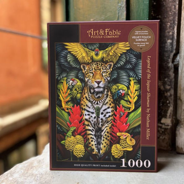 Legend of the Jaguar: 1000-Piece Velvet-Touch Jigsaw Puzzle