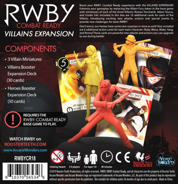 RWBY Combat Ready Villains Expansion