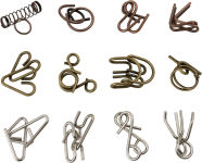 Alternative view 5 of True Genius Metal - Set of 12 Brainteaser Puzzles