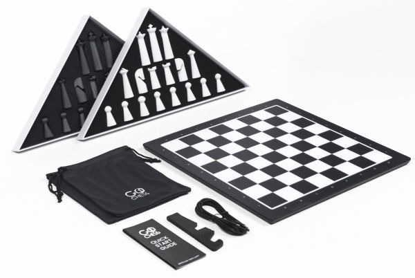 GoChess Mini - AI Electronic Chess Board Game, Light Up Chess Set for Adults & Kids for All Skill Levels with Online Play App - Perfect as a Gift for Smart Board Games Lovers