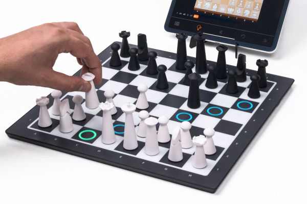GoChess Mini - AI Electronic Chess Board Game, Light Up Chess Set for Adults & Kids for All Skill Levels with Online Play App - Perfect as a Gift for Smart Board Games Lovers