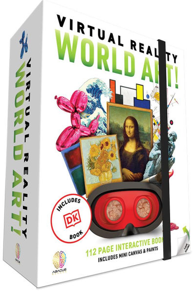 Virtual Reality World Art Kit included a DK Book, VR Goggles, Mini canvas and paints