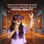 Alternative view 5 of Virtual Reality World Art Kit included a DK Book, VR Goggles, Mini canvas and paints