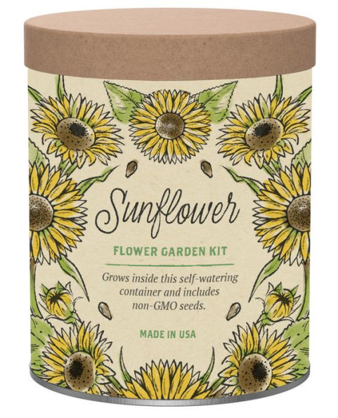 Sunflower Waxed Planter Grow Kit