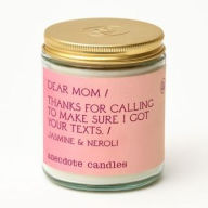 Title: Dear Mom Glass Jar Candle