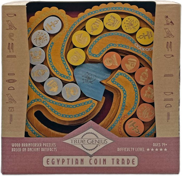 True Genius Egyptian Coin Trade Brainteaser Puzzle