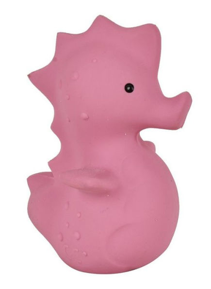 Sea Horse- Natural Rubber Rattle & Bath Toy