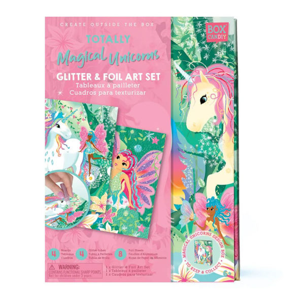 Totally Magical Unicorns Glitter & Foil Art Set
