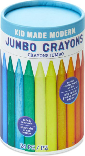 Eurekakids - 12 Crayons de Couleur Bébé Jumbo