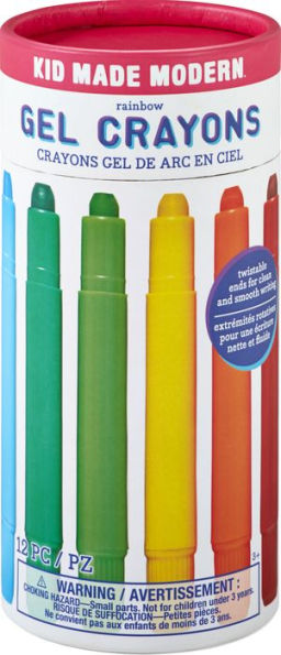Rainbow Gel Crayons by Kid Made Modern