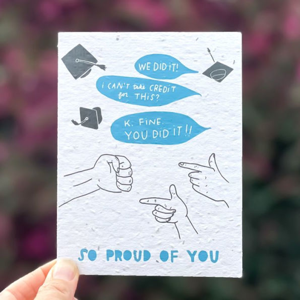 Graduation Greeting Card Proud Of You