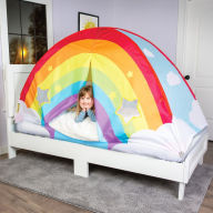 Title: Good Banana Rainbow Bed Tent - Ventilated Indoor Play Tent with E-Z setup for Twin beds