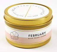 Title: February Primrose Candle in Tin