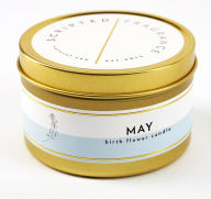 Title: May Lily of the Valley Candle in Tin