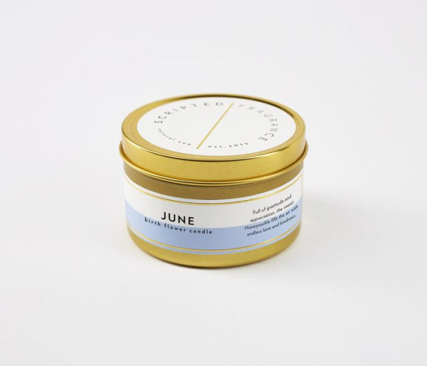 June Honeysuckle Candle in Tin