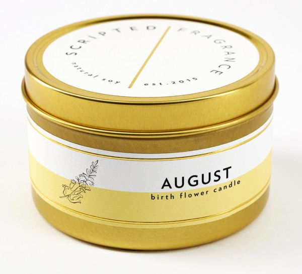 August Gladiolus Candle in Tin